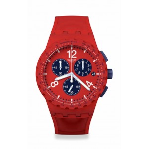 Swatch - Montre Mixte - Primarily Red - Ref SUSR407