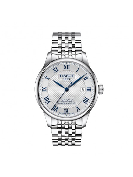 Tissot - Montre Homme - Le Locle - Cadran blanc - Bracelet acier argenté - Ref T0064071103303
