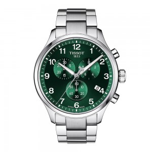 Tissot - Montre Homme - Chrono Xl Classic - Cadran vert - Bracelet acier - Ref T1166171109200