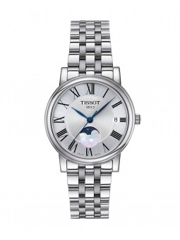 Tissot - Montre Femme - Carson - Cadran blanc - Bracelet acier - Ref T1222231103300
