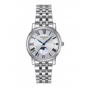 Tissot - Montre Femme - Carson - Cadran blanc - Bracelet acier - Ref T1222231103300