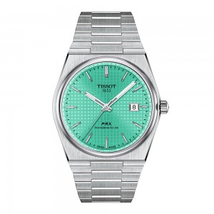 Tissot - Montre Homme - Prx - Cadran Vert Menthe - Bracelet acier - Ref T1374071109101