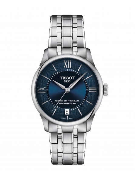 Tissot - Montre Mixte - Ch.Tour./Lr/A/Acier/Cad Bleu - Ref T1392071104800