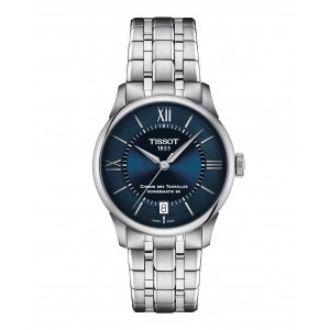 Tissot - Montre Mixte - Ch.Tour./Lr/A/Acier/Cad Bleu - Ref T1392071104800