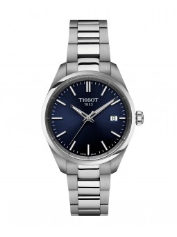 Tissot - Montre Mixte - Pr100 - Bracelet acier - cadran bleu marine - Ref T1502101104100
