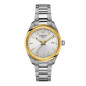 Tissot - Montre Femme - Pr100 - Bracelet acier bicolore - cadran blanc - Ref T1502102103100