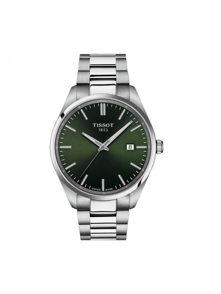 Tissot - Montre Homme - Pr100 - Bracelet acier - cadran vert - Ref T1504101109100