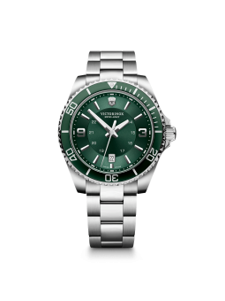 Victorinox - Montre Homme - Maverick -cadran vert - bracelet acier - Ref 241934