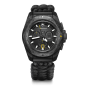 Victorinox - Montre Homme - Inox Chrono 43 - cadran noir - bracelet paracorde - Ref 241989.1