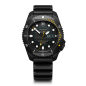 Victorinox - Montre Homme - Dive Pro Auto 43 Cadran Noir - Bracelet Silicone Noir - Ref 241997