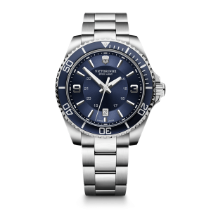 Victorinox - Montre Homme - Maverick - bracelet acier - cadran bleu - Ref 242007