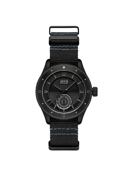 AVI-8 - Montre Flyboy Airmaster Sector noir et bracelet nylon - Ref AV-4112-05