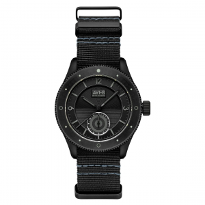AVI-8 - Montre Flyboy Airmaster Sector noir et bracelet nylon - Ref AV-4112-05