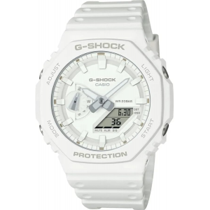 Casio - Montre G-Shock Classic résine blanc - Ref GA-2100-7A7ER