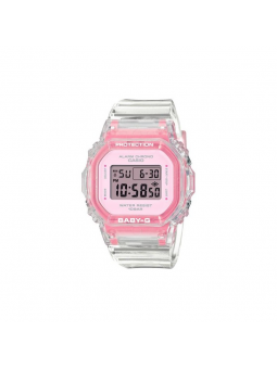 Casio - Montre G-Shock Baby-G Summer Jelly Colours rose résine - Ref BGD-565SJ-7ER