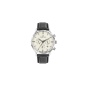 Certus - Montre beige acier et bracelet cuir noir - Ref 611118