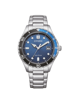 Citizen - Montre Eco-Drive Platform bleu acier - Ref AW1821-89L
