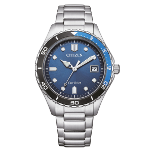 Citizen - Montre Eco-Drive Platform bleu acier - Ref AW1821-89L