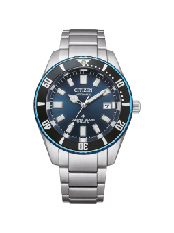 Citizen - Montre Eco-Drive Promaster Marine bleu acier - Ref NB6026-56L