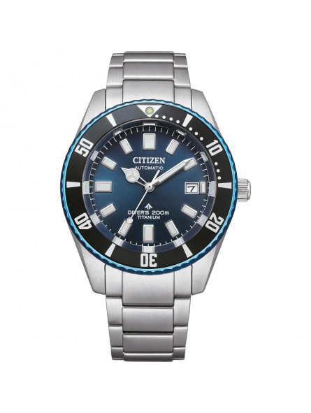 Citizen - Montre Eco-Drive Promaster Marine bleu acier - Ref NB6026-56L