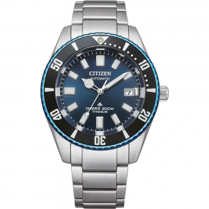 Citizen - Montre Eco-Drive Promaster Marine bleu acier - Ref NB6026-56L