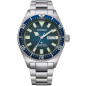 Citizen - Montre Eco-Drive Promaster Marine Challenge bleu acier - Ref NY0129-58LE