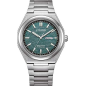 Citizen - Montre Super Titanium Day Date vert titane - Ref AW0130-85XE