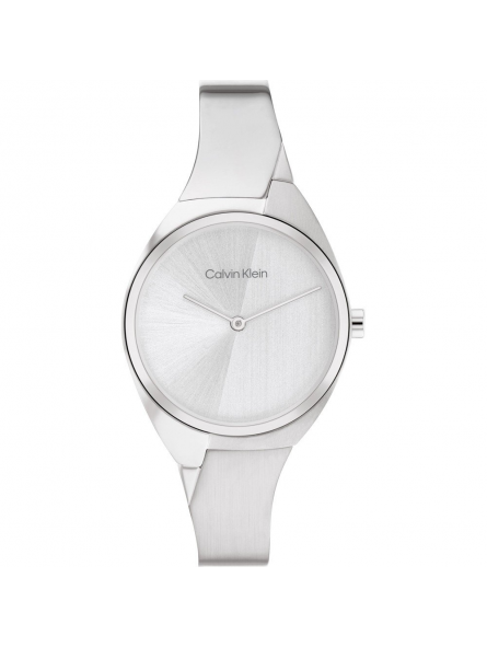 Calvin Klein - Montre Sculptural Charming acier argenté - Ref 25200234