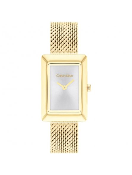 Calvin Klein - Montre Styled gris acier doré - Ref 25200396