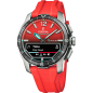 Festina - Montre Connected D rouge et bracelet en silicone - Ref F23000/6