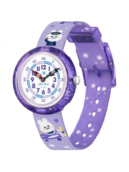 FlikFlak - Montre Chasing Clouds violet et bracelet en textile - Ref FBNP220