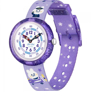FlikFlak - Montre Chasing Clouds violet et bracelet en textile - Ref FBNP220