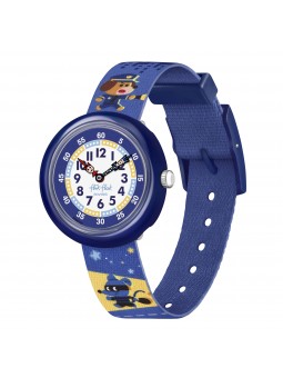 FlikFlak - Montre Paws Up bleu et bracelet en textile - Ref FBNP221