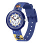 FlikFlak - Montre Paws Up bleu et bracelet en textile - Ref FBNP221
