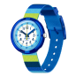 FlikFlak - Montre Color My Life Stripy Blue bleu et bracelet en textile - Ref FPNP112