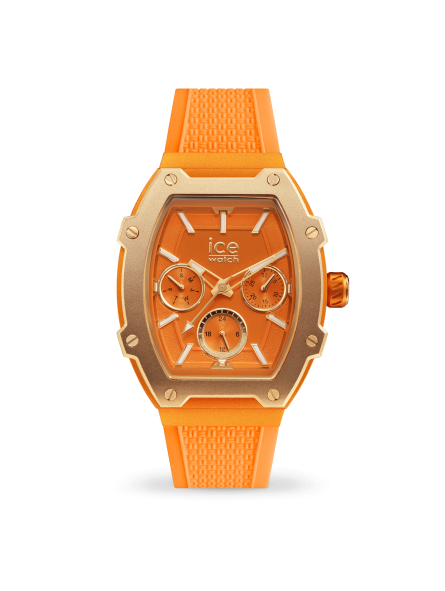 Ice Watch - Montre Boliday orange aluminium et bracelet en silicone - Ref 023287