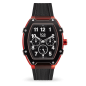 Ice Watch - Montre Boliday noir rouge et bracelet en silicone - Ref 023316