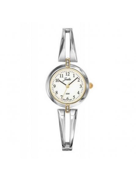 Joalia - Montre acier bicolore et strass  - Ref 634614
