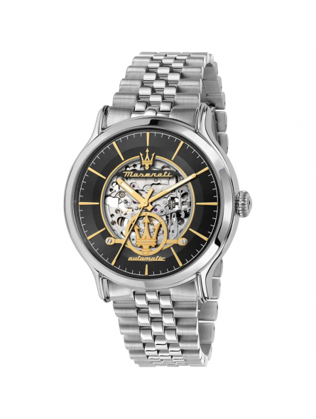 Maserati - Montre Epoca gris et bracelet en acier gris  - Ref R8823118015