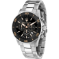 Maserati - Montre Competizione noir et bracelet en acier gris  - Ref R8873600003