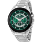 Maserati - Montre Traguardo vert et bracelet en acier gris - Ref R8873612060