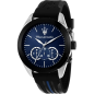 Maserati - Montre Traguardo bleu et bracelet en silicone noir  - Ref R8871612044