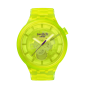 Swatch - Montre Yellow joy et bracelet en matériau biosourcé jaune  - Ref SB05J103