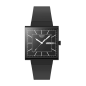 Swatch - Montre What if blackagain et bracelet en silicone noir  - Ref SO34B701