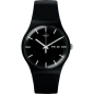Swatch - Montre Mono black et bracelet silicone noir - Ref SO29B704