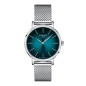 Tissot - Montre everytime bleu et bracelet mailles milanaises grises - Ref T1432101109100
