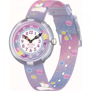 FlikFlak - Montre Cuddly Unicorn multicolore bracelet textile - Ref FBNP213