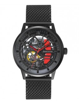 Pierre Lannier - Montre Paddock noir acier - Ref 338A439