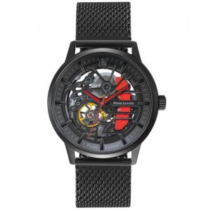 Pierre Lannier - Montre Paddock noir acier - Ref 338A439