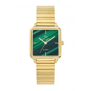 Girl Only - Montre Femme Cadran vert, bracelet acier doré - Ref 695538